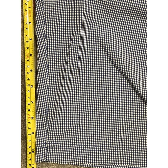 Lululemon Shorts Mens Blue Plaid Gingham Athleisure Resort Golf Preppy  Stretch - Picture 14 of 15